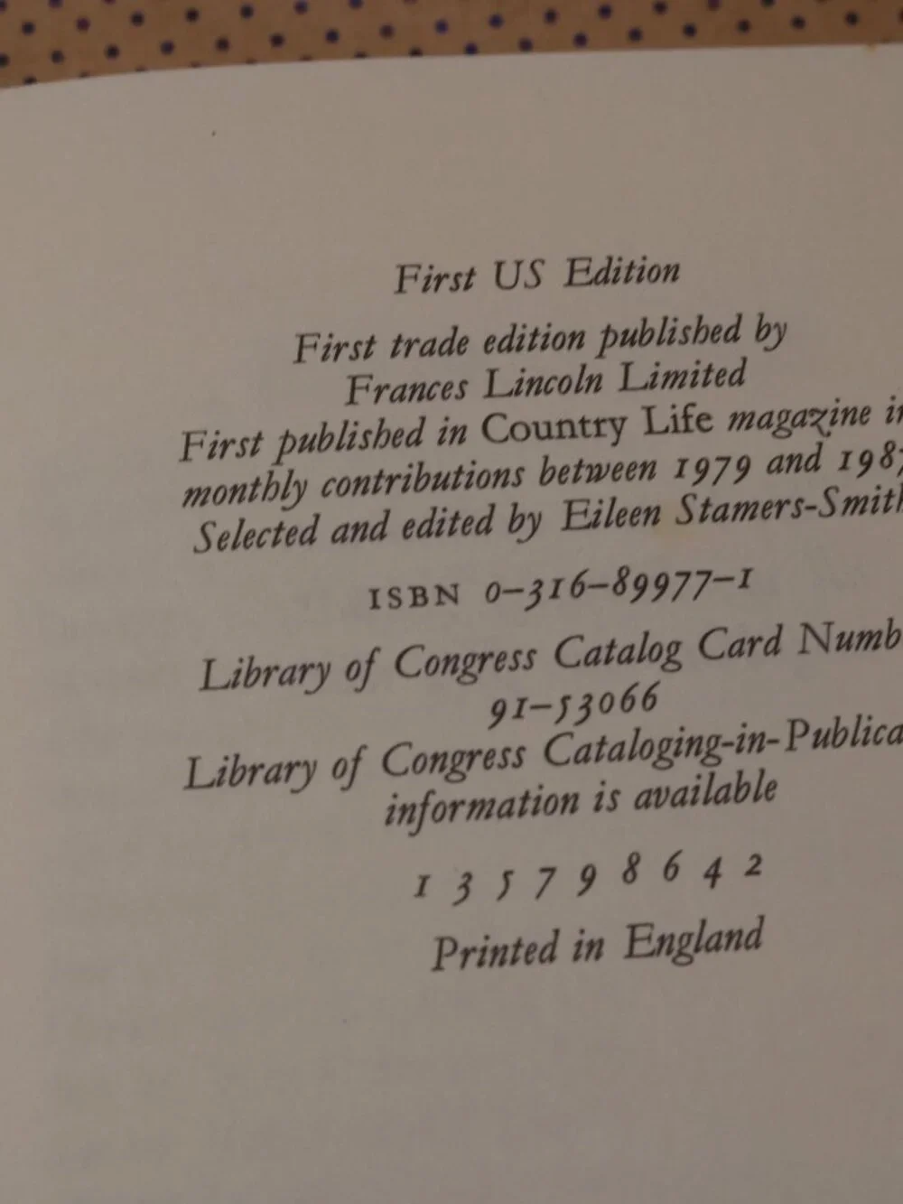 Rosemary Verey A Countrywoman's Year Book